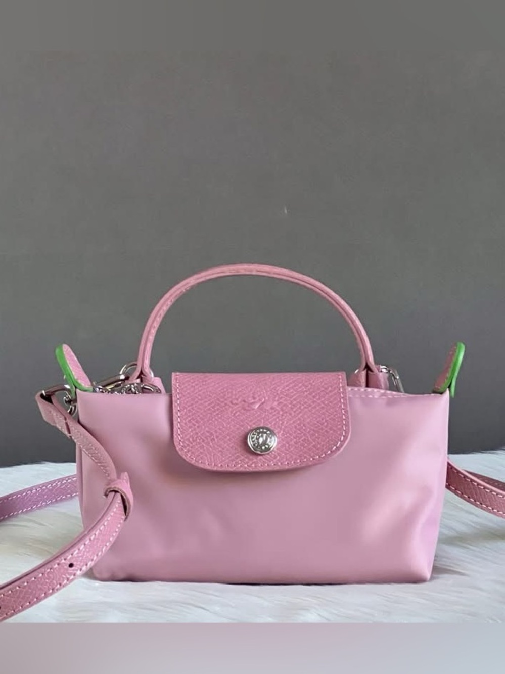 Longchamp XS Le Pliage Original Pouch with Strap